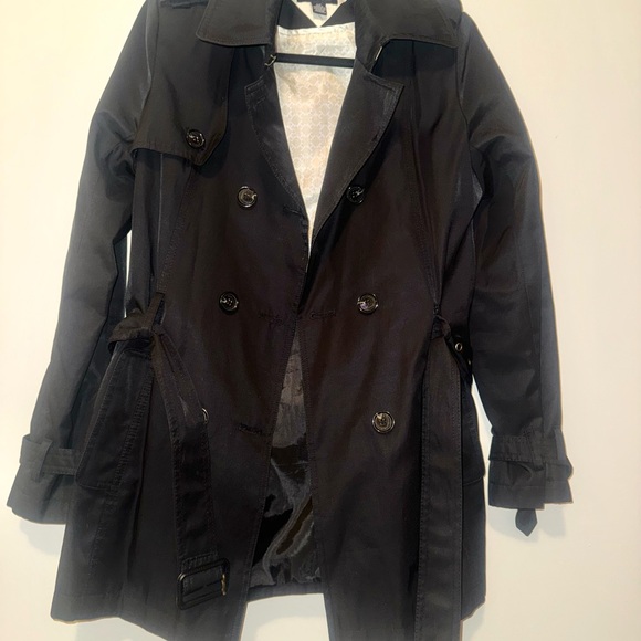 Tommy Hilfiger Black Trench Coat for Women - Picture 5 of 7